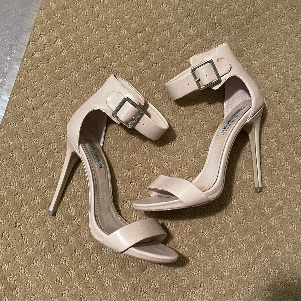 Steve Madden Marlene Stiletto Heel - Nude SIZE 8